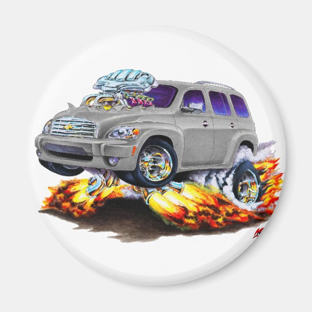 Aimant Camion en argent HHR Chevy (Devant)