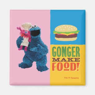 Aimant Camion fourré de Cookie Monster   Gonger Make Food