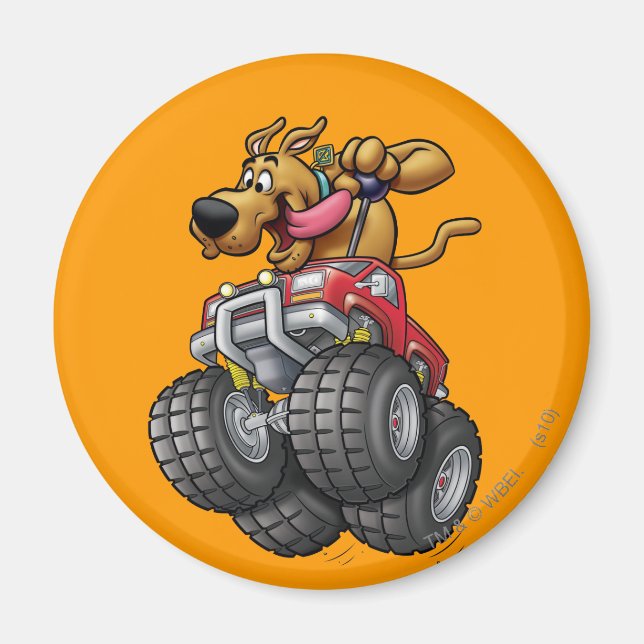 Aimant Camion Scooby Doo-Monster (Devant)