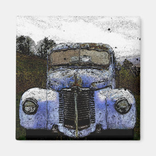 Aimant Camion vintage