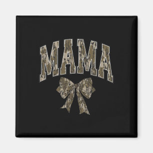 Aimant Camo Bow Coquette Mama Maman Dove Saison Chasse Hu