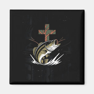 Aimant Camo chrétien jeunesse pêche foi jeté pour christ