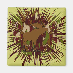 Aimant Camouflage Moose Break-out Camo