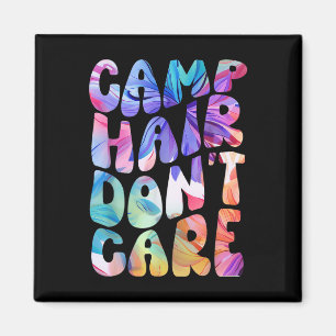 Aimant Camp Hair Ne S'Occupe Pas Chemise Camping Été Pour