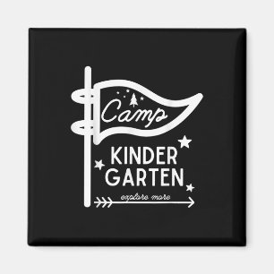 Aimant Camp maternelle Enseignant Funny Camper Camps Camp