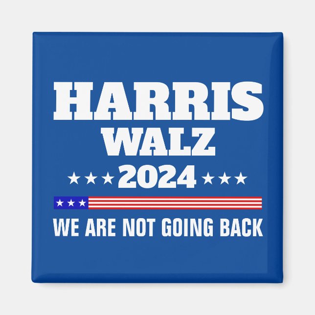 Aimant Campagne Harris Walz 2024 (Devant)