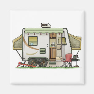 Aimant Camper de remorque hybride extensible