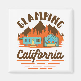 Aimant Camping de flamands en Californie