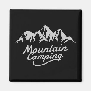 Aimant Camping en montagne