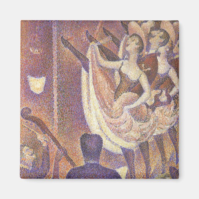 Aimant Can Can Can Dance, Le Chahut par Georges Seurat (Devant)