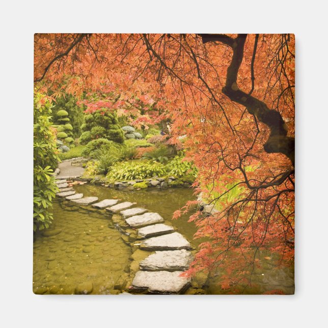 Aimant CANADA, Colombie-Britannique, Victoria. Automne (Devant)