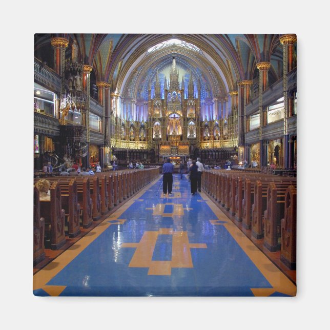 Aimant Canada, Québec, Montréal. Intérieur de Notre 3 (Devant)