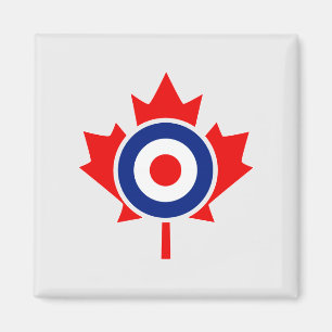 Aimant Canadian Maple Leaf Roundel Mod Badge