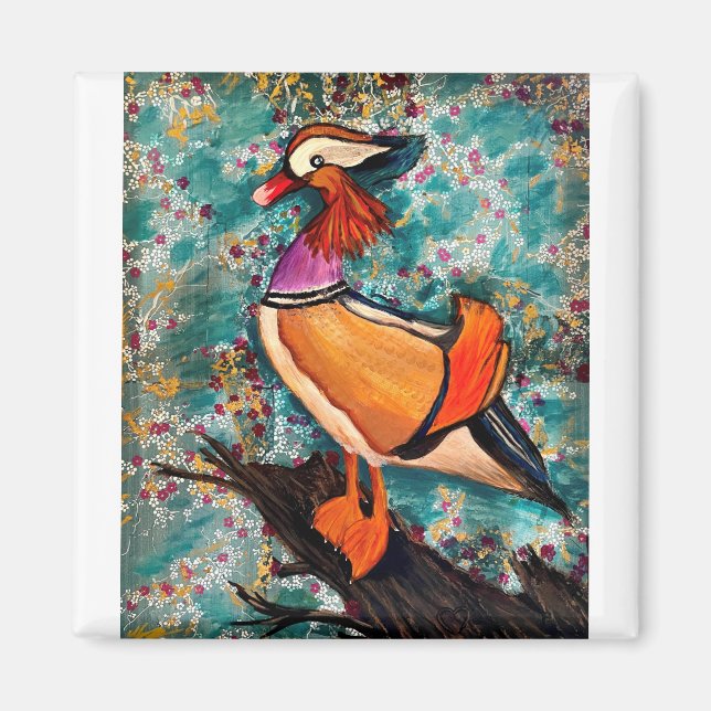 Aimant Canard coloré (Devant)
