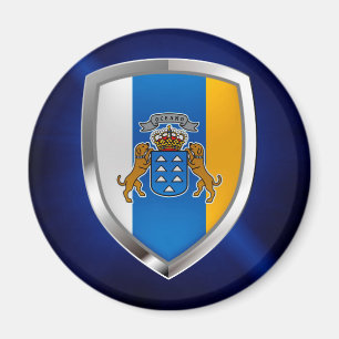 Aimant Canary Islands Mettalic Emblem