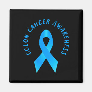 Aimant Cancer colorectal du côlon sensibilisation mars bl