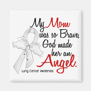 Aimant Cancer de poumon de maman de l'ange 2