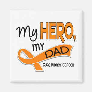 Aimant Cancer de rein MON HÉROS MON PAPA 42