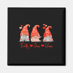 Aimant Cancer du Sang Foi Espoir Amour Gnomes rouges Guer