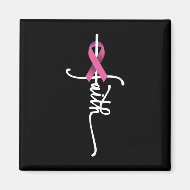 Aimant Cancer du sein Foi Cancer du sein Soutien à la sen (Devant)