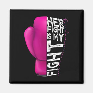 Aimant Cancer Du Sein Sa Lutte Est Ma Lutte Boxe Rose Gl
