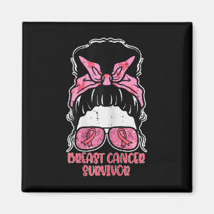 Aimant Cancer du sein Survivant Hairbun Cancer du sein Se