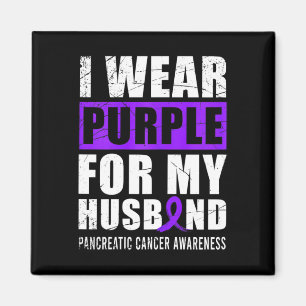 Aimant Cancer Guerrier Purple Ruban Pancréatique Cancer A