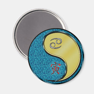 Aimant Cancer & Tigre de Métal