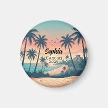 Cancun Vintage 2026 Coucher de soleil tropical sur