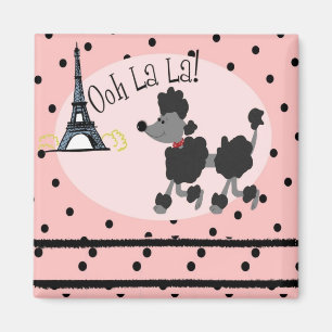 Aimant Caniche de Paris