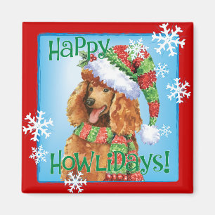 Aimant Caniche heureux de Howlidays