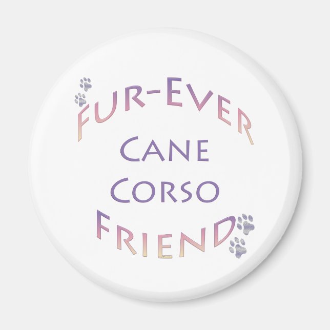 Aimant Canne Corso Furever (Devant)