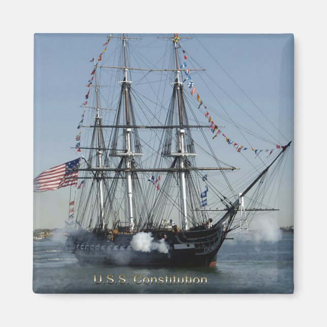 Aimant Canons de tir de la Constitution américaine (Devant)