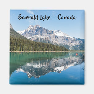 Aimant Canot sur le célèbre lac Emerald - Yoho NP, Canada