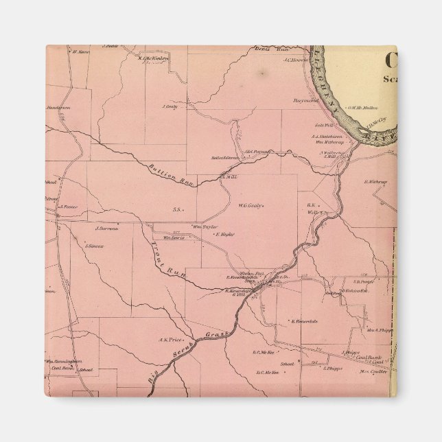 Aimant Canton de Clinton (Devant)