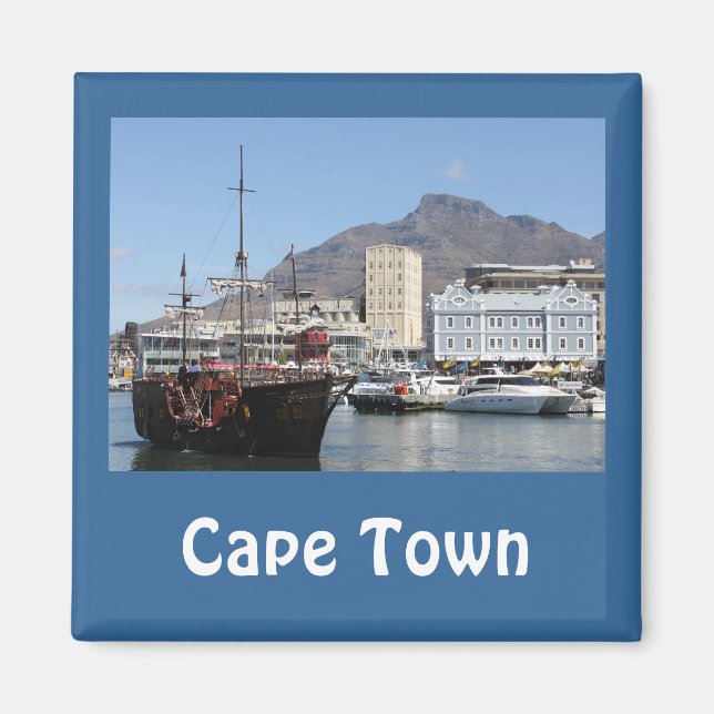 Aimant Cap V&A Waterfront, Afrique du Sud (Devant)
