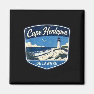 Aimant Cape Henlopen Delaware phare plage océan