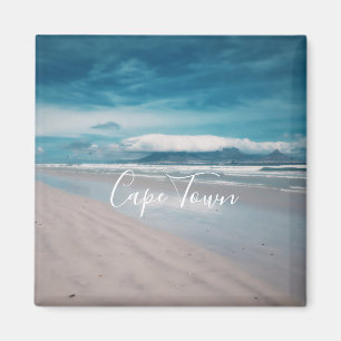 Aimant Cape Town Table Mountain Plage Vue sur l'océan Mag