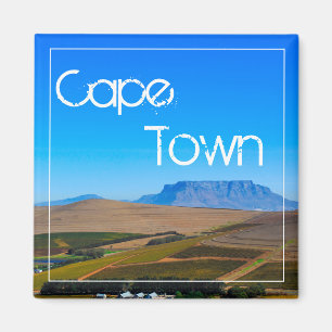 Aimant Cape Town Table Mountain View Paysage Nature