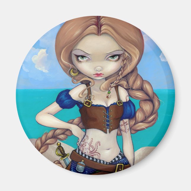 Aimant "Capitaine Molly Morgan" (Devant)