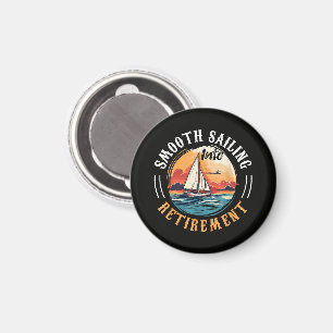 Aimant Capitaine navigation tranquille en retraite