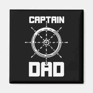 Aimant Capitaine Papa Bateau Navire Yacht Père Papa P