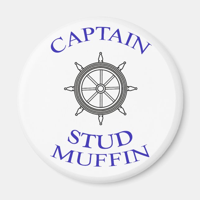 Aimant "Capitaine Stud Muffin" (Devant)
