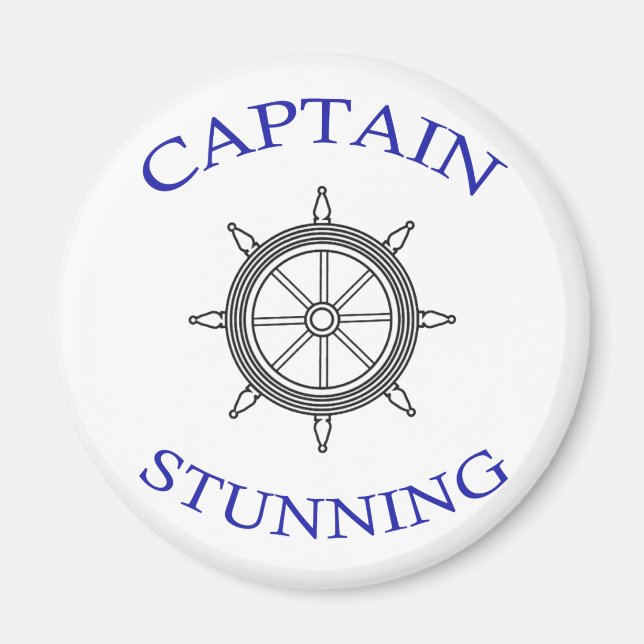 Aimant "Capitaine Stunning" (Devant)