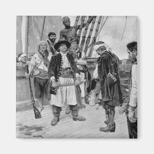 Aimant Capitaine Tongrelow a pris le plus grand, illustra