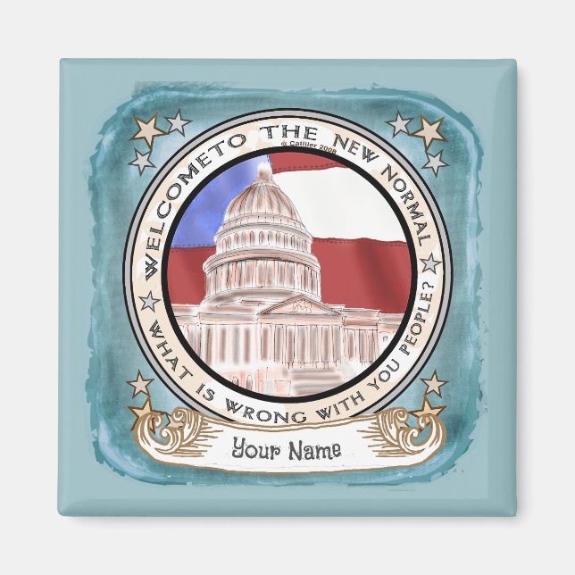 Aimant Capitol Nouvelle normale (Devant)