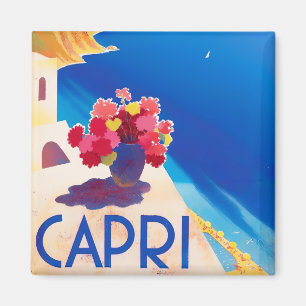 Aimant Capri Italie voyage millésime