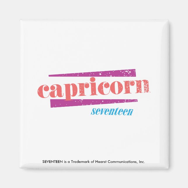 Aimant Capricorne Lt. rose (Devant)