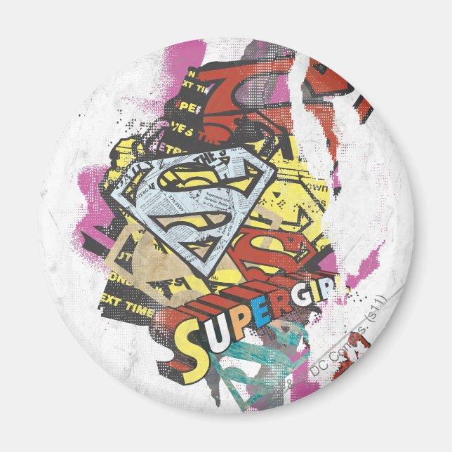 Aimant Capteurs de bande dessinée Supergirl 4 (Devant)