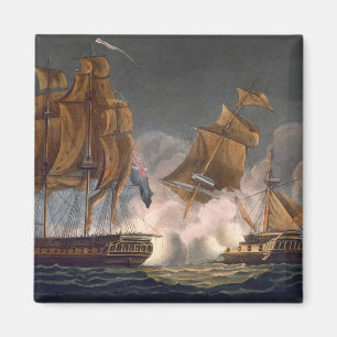 Aimant Capture de La Tribune, le 8 juin 1796, gravé par